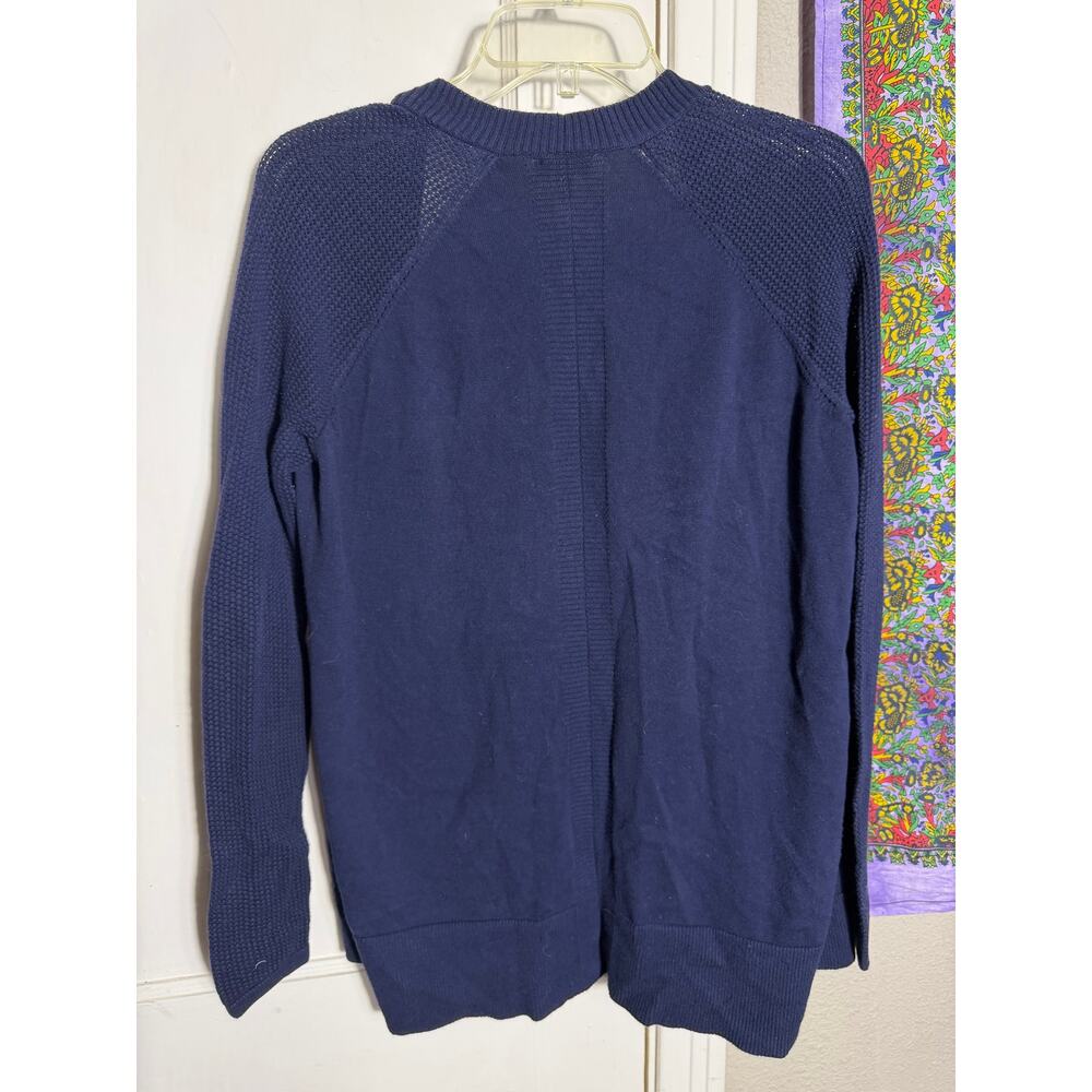 Talbots Navy Open Front Cardigan - XS - Picture 7 of 8